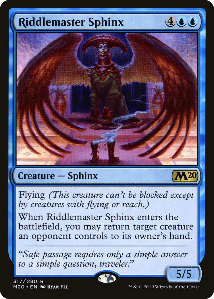 Riddlemaster Sphinx [M20-317]