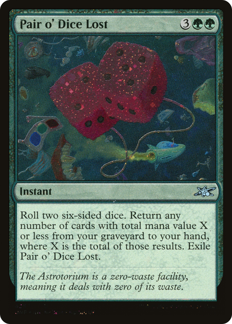 Pair o' Dice Lost - Galaxy Foil [UNF-435]