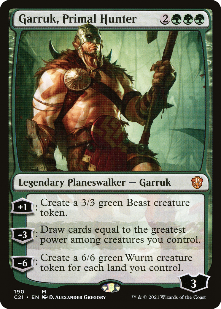 Garruk, Primal Hunter [C21-190]