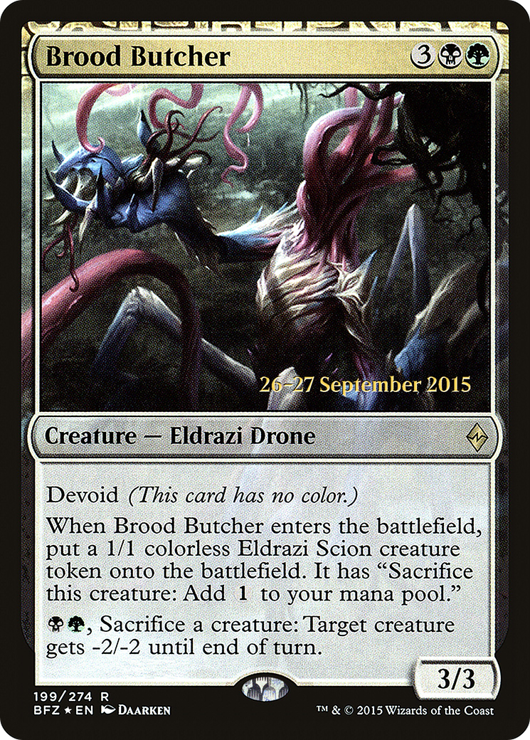 Brood Butcher - Prerelease Promo [PBFZ-199s]