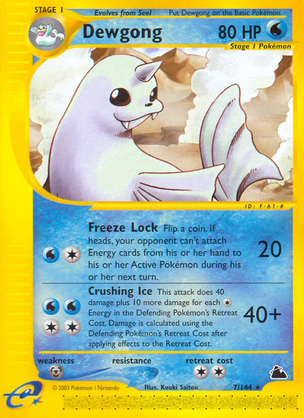 Dewgong [ECARD3-7]