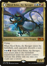 Nicol Bolas, the Ravager // Nicol Bolas, the Arisen [M19-218]