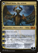 Nicol Bolas, the Ravager // Nicol Bolas, the Arisen [M19-218]