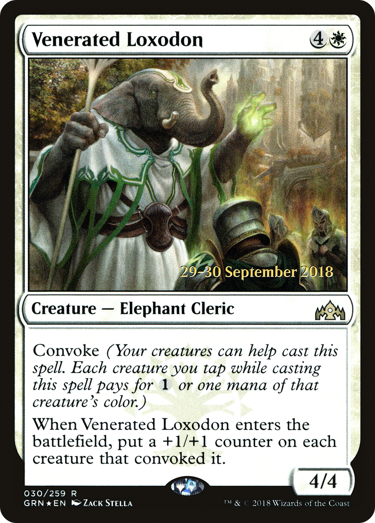 Venerated Loxodon - Prerelease Promo [PGRN-30s]