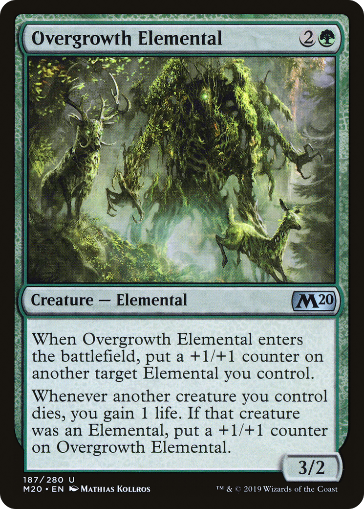 Overgrowth Elemental [M20-187]