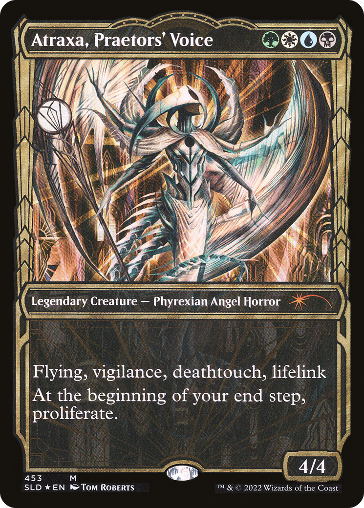 Atraxa, Praetors' Voice - Showcase - Gilded Foil - Full Art [SLD-453]