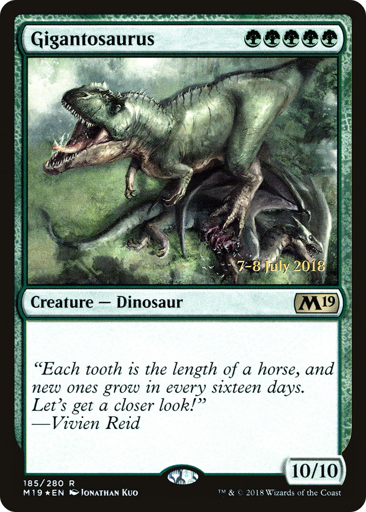 Gigantosaurus - Prerelease Promo [PM19-185s]