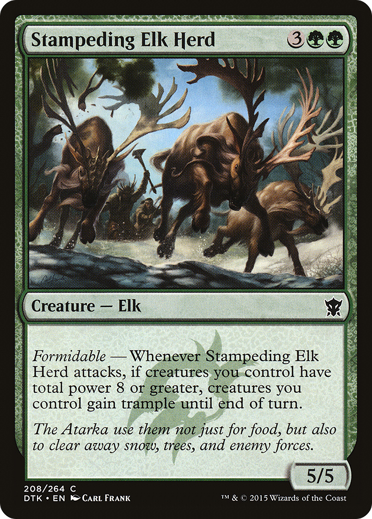 Stampeding Elk Herd [DTK-208]