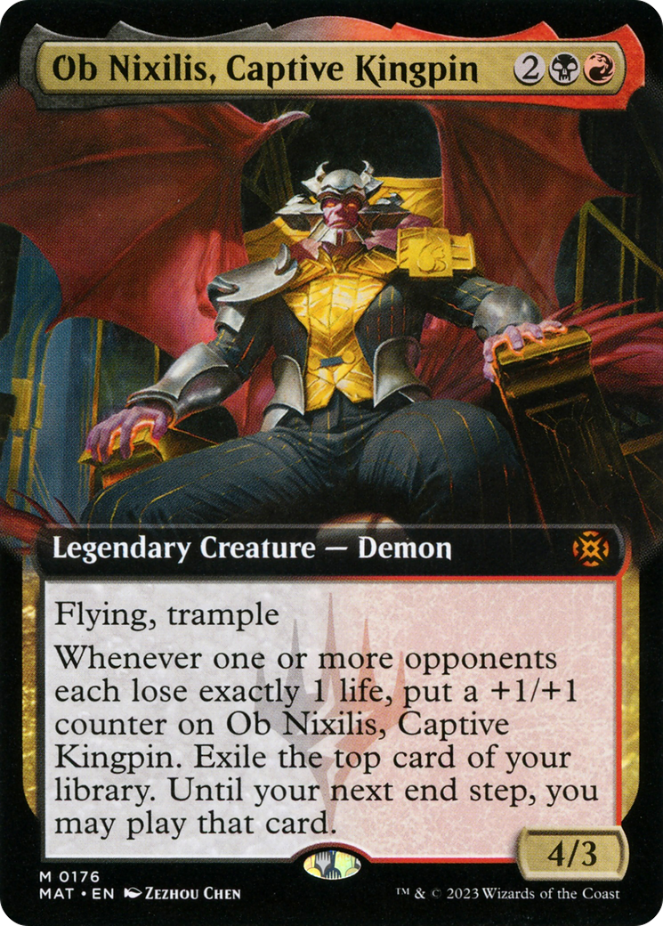 Ob Nixilis, Captive Kingpin - Extended Art [MAT-176]