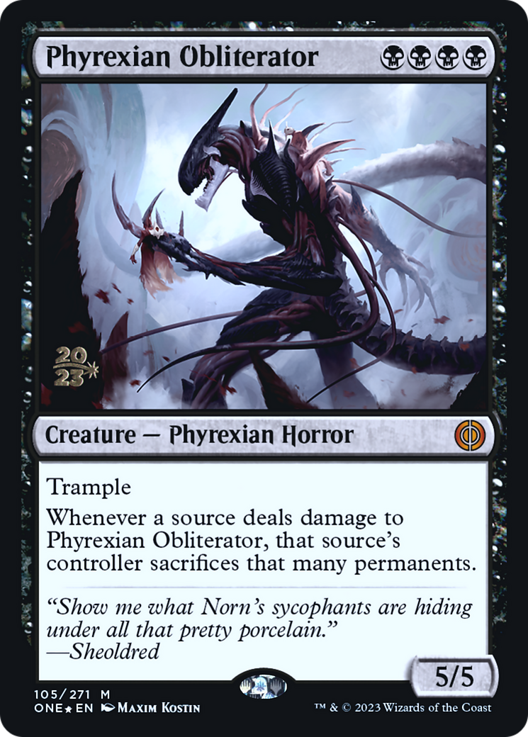 Phyrexian Obliterator - Prerelease Promo [PONE-105s]