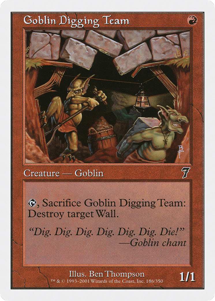 Goblin Digging Team [7ED-186]