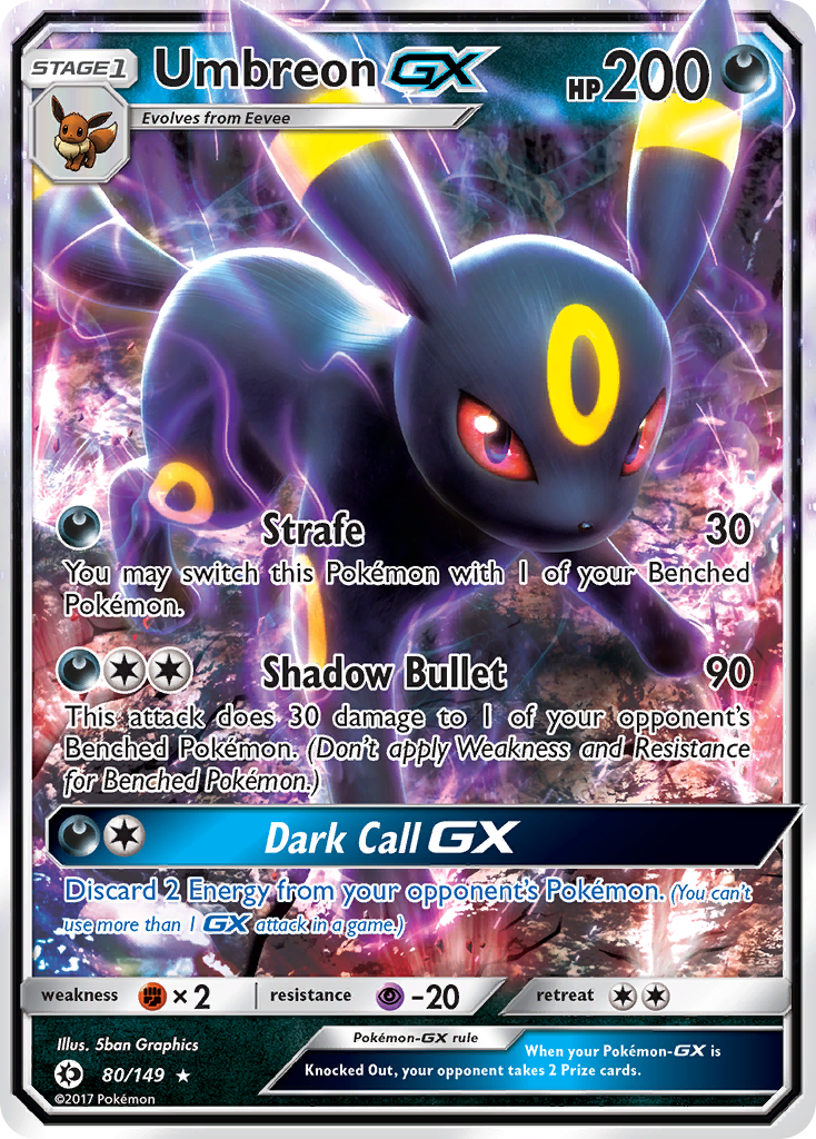 Umbreon-GX [SM1-80]