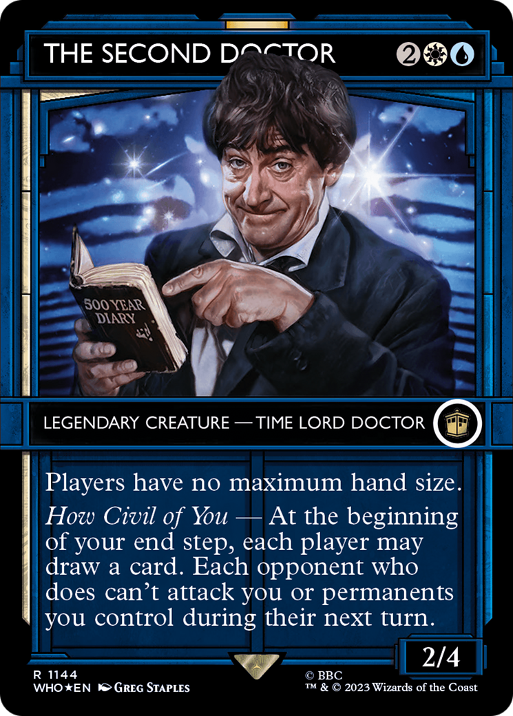 The Second Doctor - Borderless - Showcase - Surge Foil [WHO-1144]