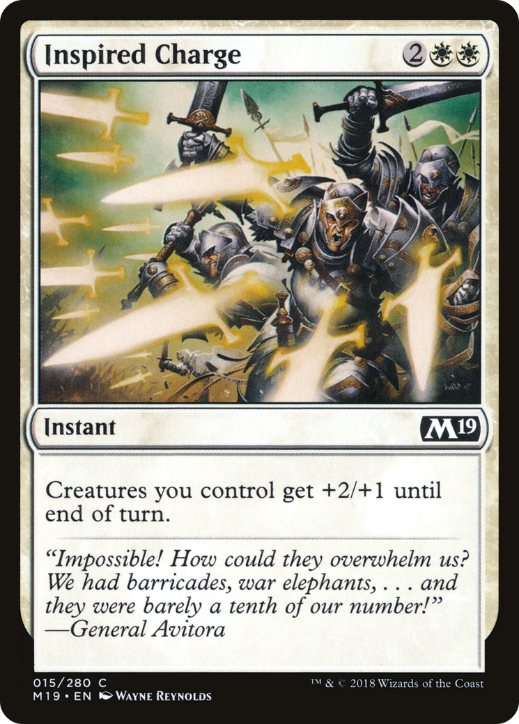 Inspired Charge [M19-15]