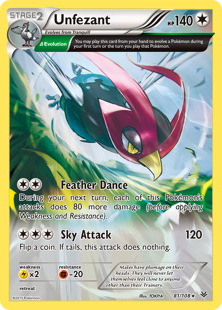 Unfezant [XY6-81]