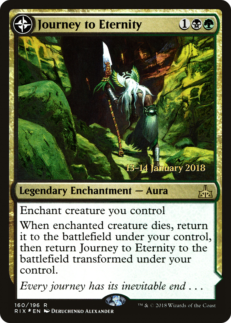 Journey to Eternity // Atzal, Cave of Eternity - Prerelease Promo [PRIX-160s]