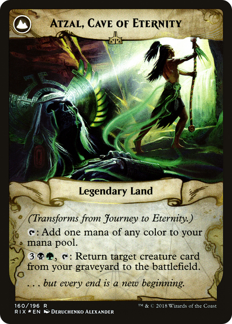 Journey to Eternity // Atzal, Cave of Eternity - Prerelease Promo [PRIX-160s]