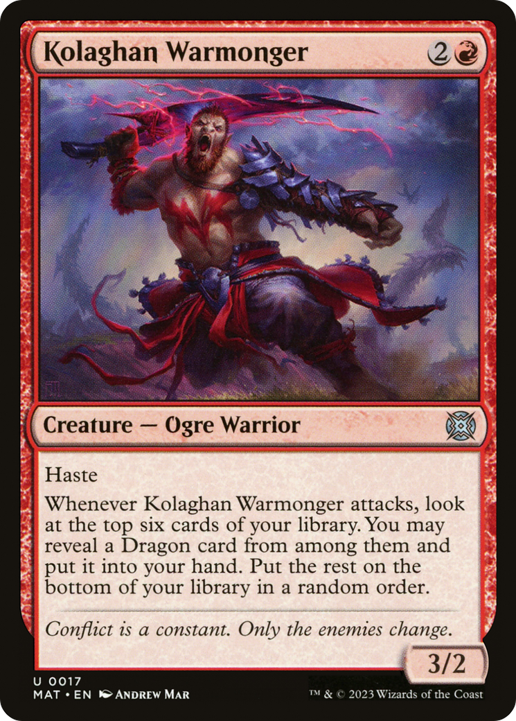 Kolaghan Warmonger [MAT-17]