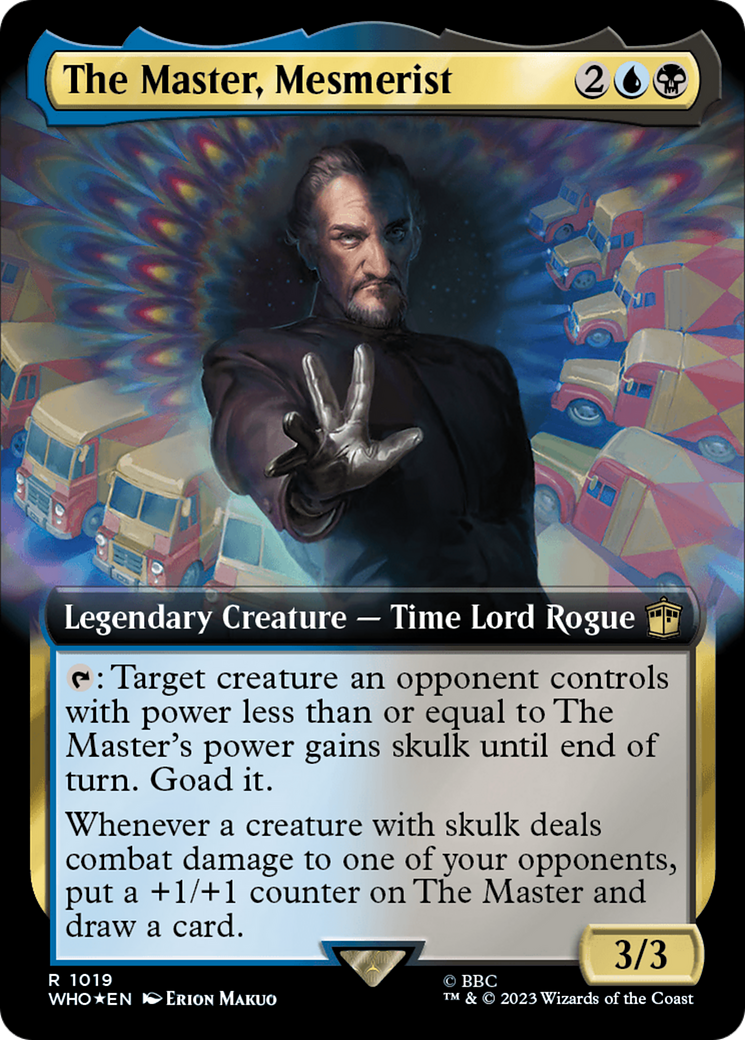 The Master, Mesmerist - Extended Art - Surge Foil [WHO-1019]