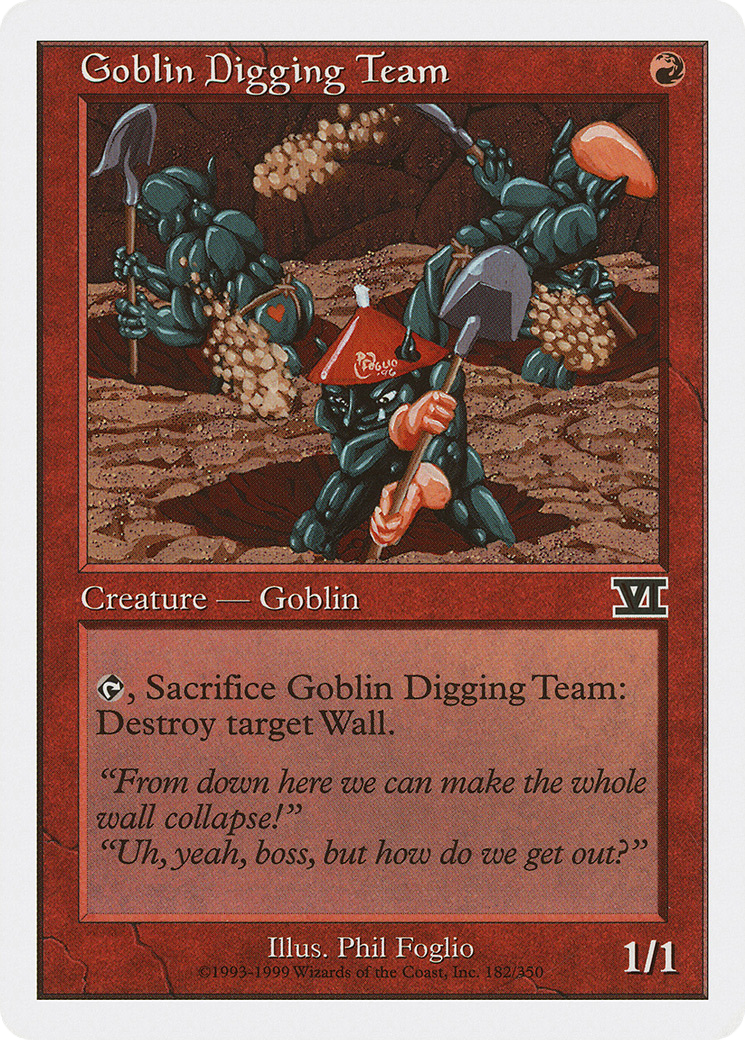 Goblin Digging Team [6ED-182]