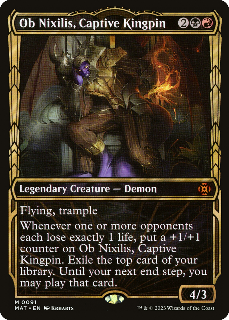 Ob Nixilis, Captive Kingpin - Showcase [MAT-91]