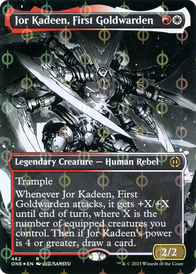 Jor Kadeen, First Goldwarden - Borderless - Showcase - Compleat Foil [ONE-462]