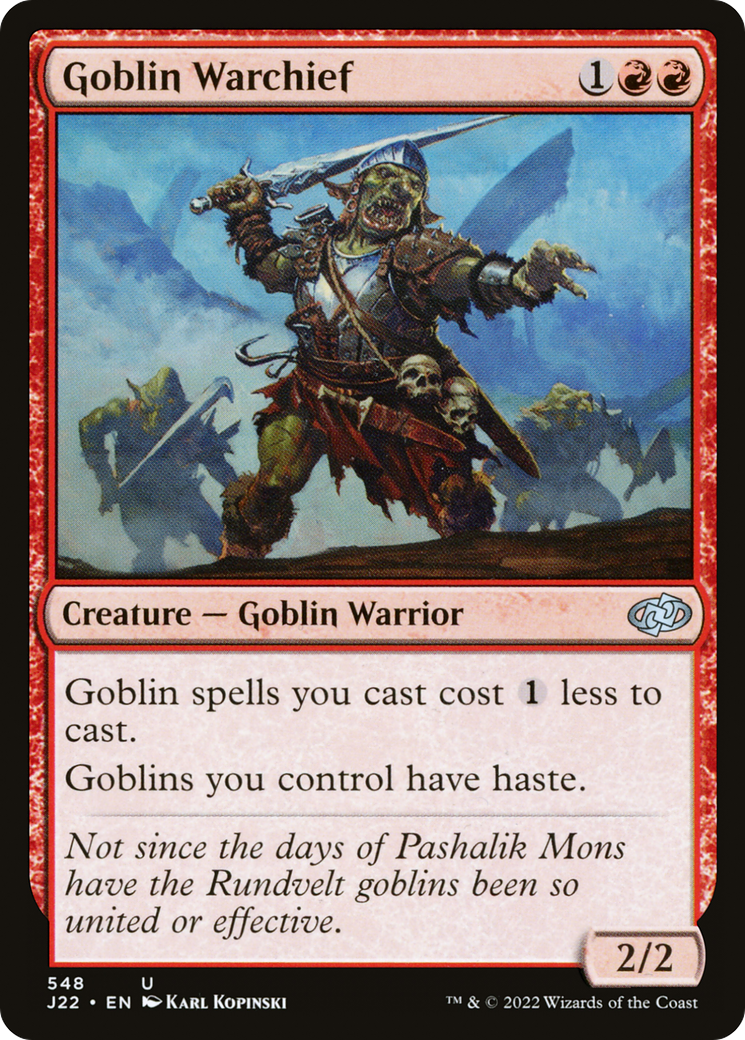 Goblin Warchief [J22-548]