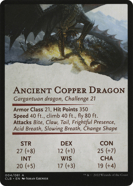 Ancient Copper Dragon // Ancient Copper Dragon [ACLB-4]