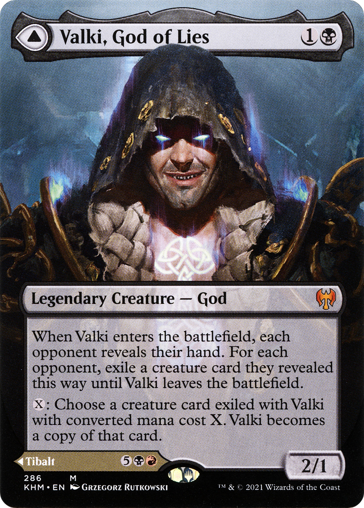 Valki, God of Lies // Tibalt, Cosmic Impostor - Borderless [KHM-286]