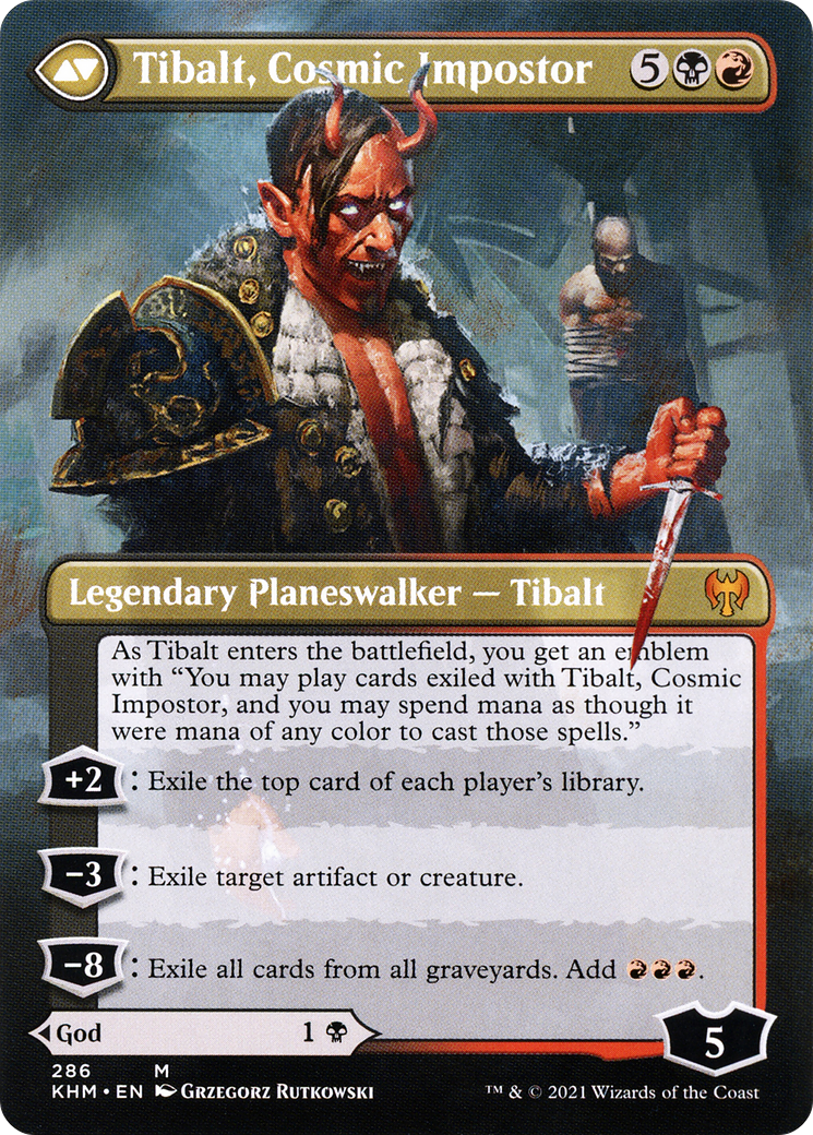 Valki, God of Lies // Tibalt, Cosmic Impostor - Borderless [KHM-286]