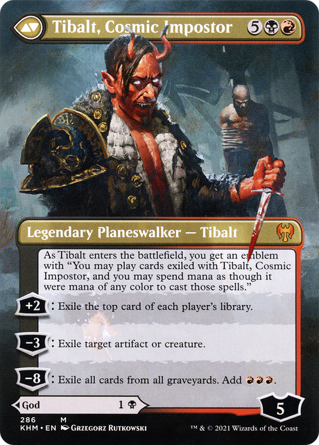 Valki, God of Lies // Tibalt, Cosmic Impostor - Borderless [KHM-286]