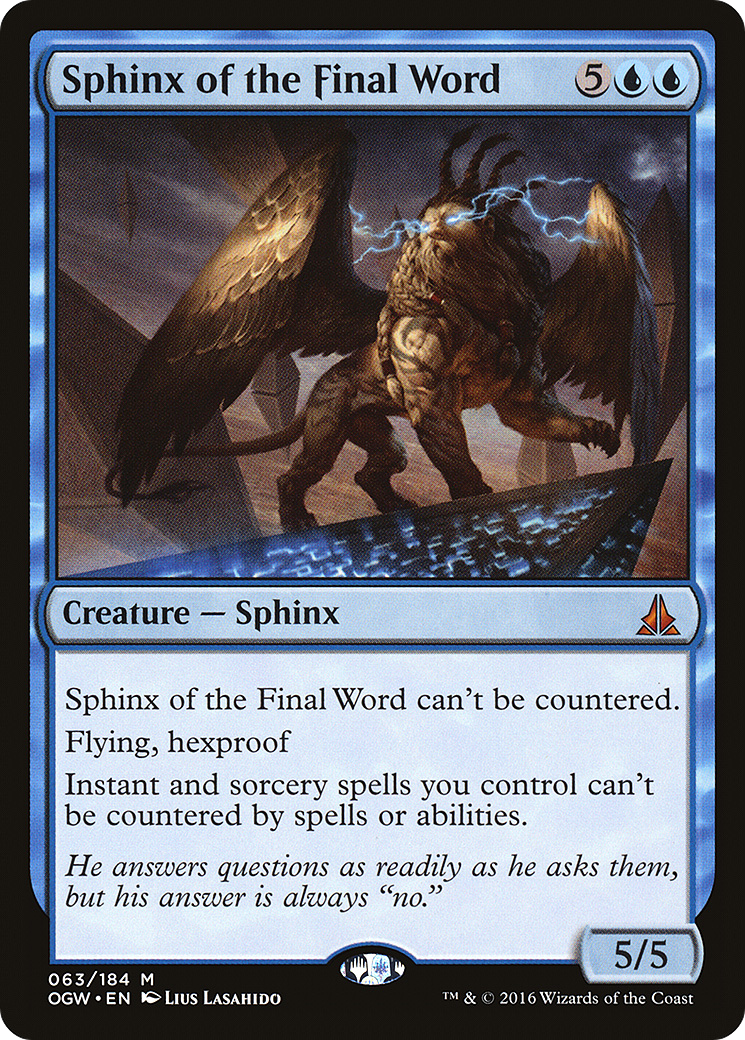 Sphinx of the Final Word [OGW-63]