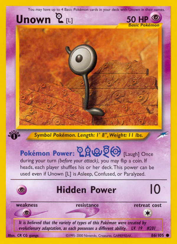 Unown [L] [NEO4-86]