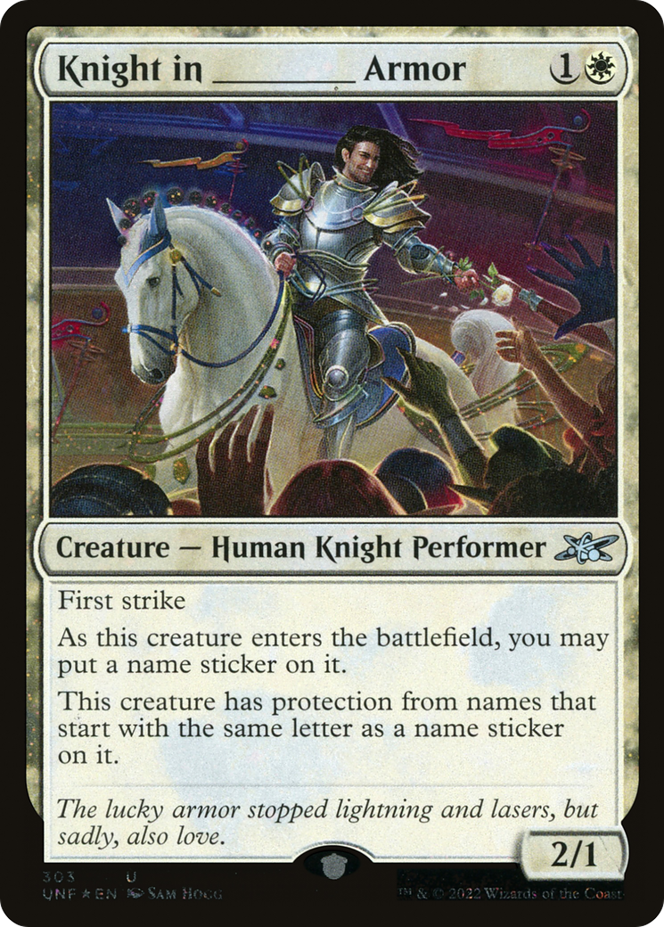 Knight in _____ Armor - Galaxy Foil [UNF-303]