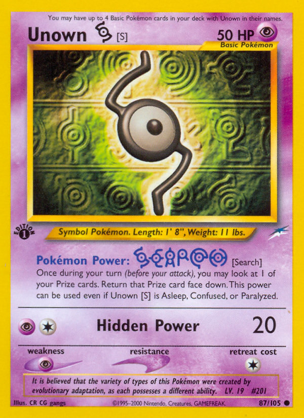 Unown [S] [NEO4-87]