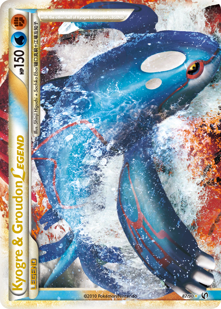 Kyogre & Groudon LEGEND [HGSS3-87]