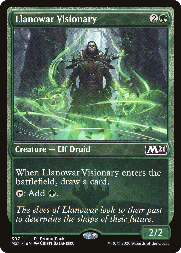 Llanowar Visionary - Promo Pack [M21-397]