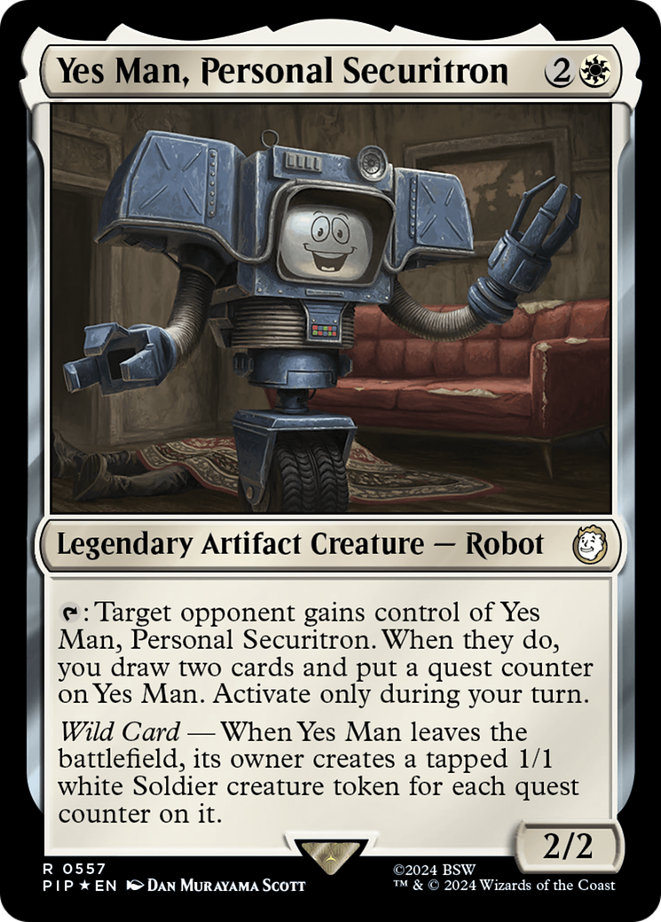 Yes Man, Personal Securitron - Surge Foil [PIP-557]