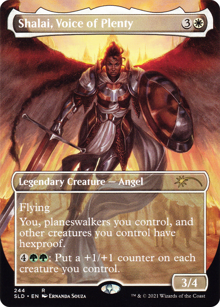 Shalai, Voice of Plenty - Borderless - Full Art [SLD-244]