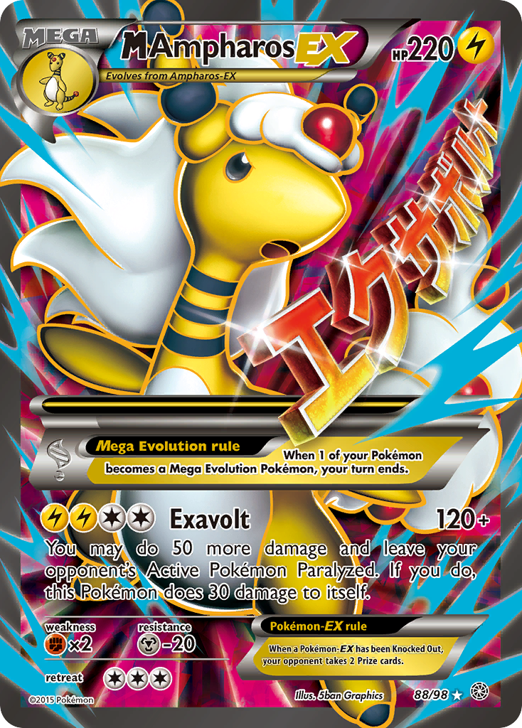 M Ampharos-EX [XY7-88]