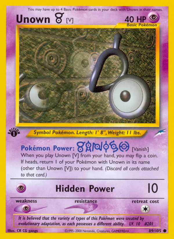 Unown [V] [NEO4-89]