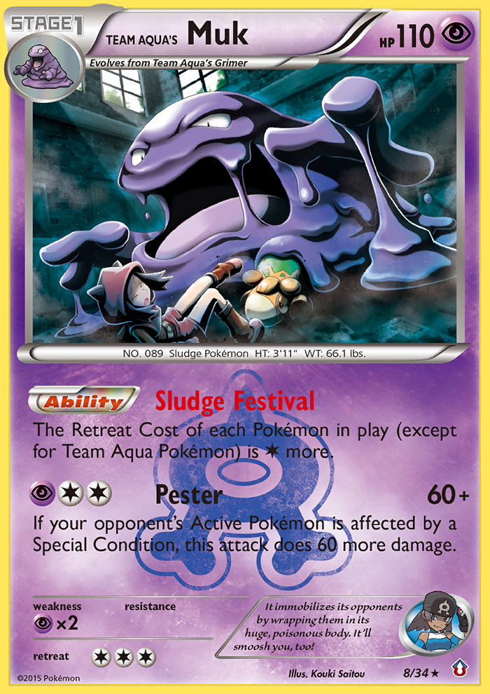 Team Aqua's Muk [DC1-8]