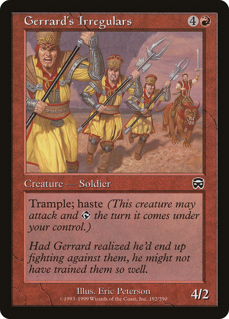 Gerrard's Irregulars [MMQ-192]