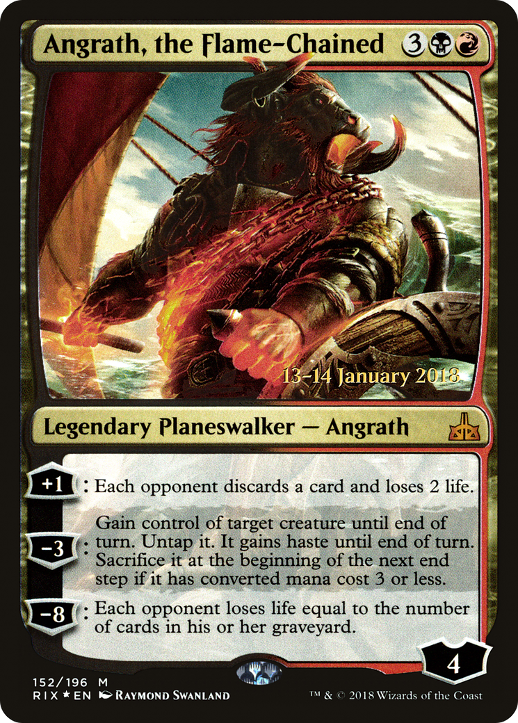 Angrath, the Flame-Chained - Prerelease Promo [PRIX-152s]