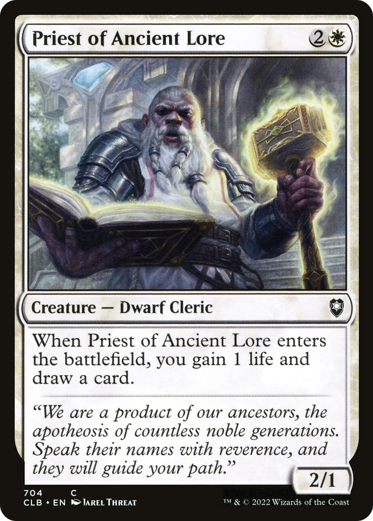 Priest of Ancient Lore [CLB-704]