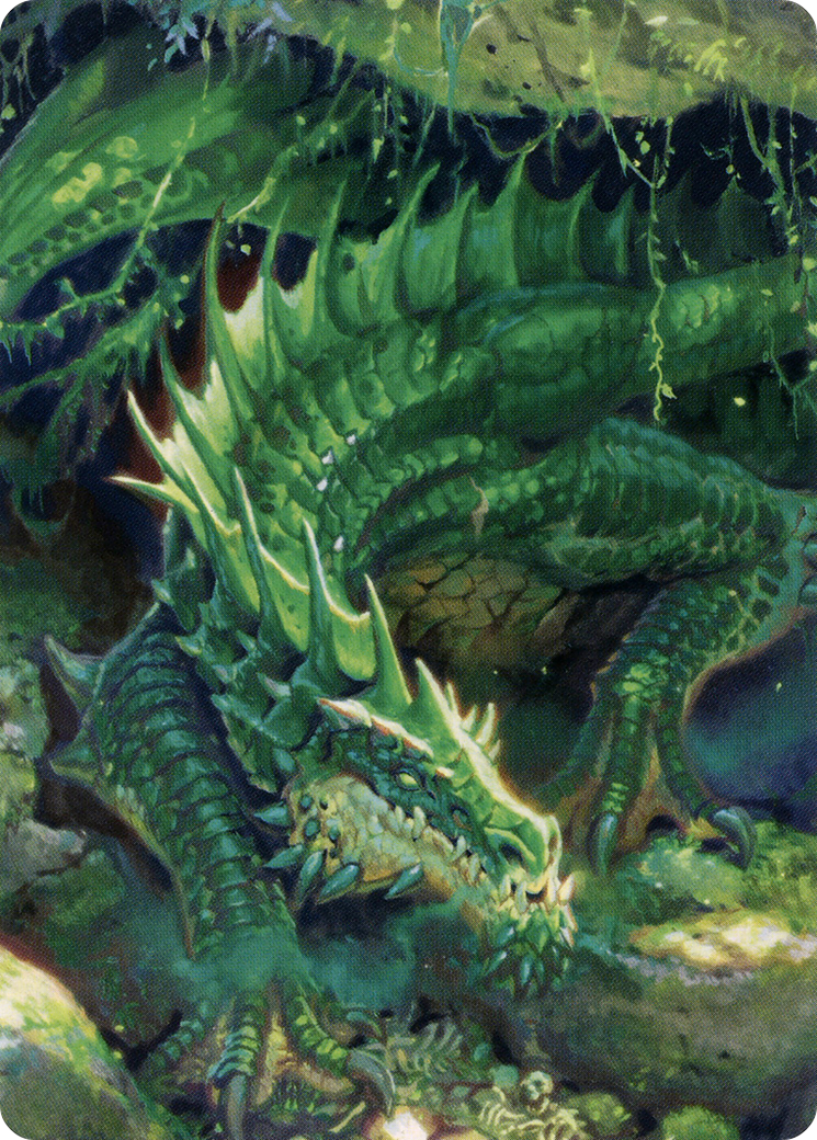 Lurking Green Dragon // Lurking Green Dragon [ACLB-1]