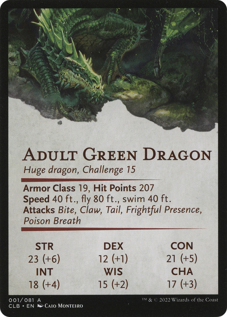 Lurking Green Dragon // Lurking Green Dragon [ACLB-1]