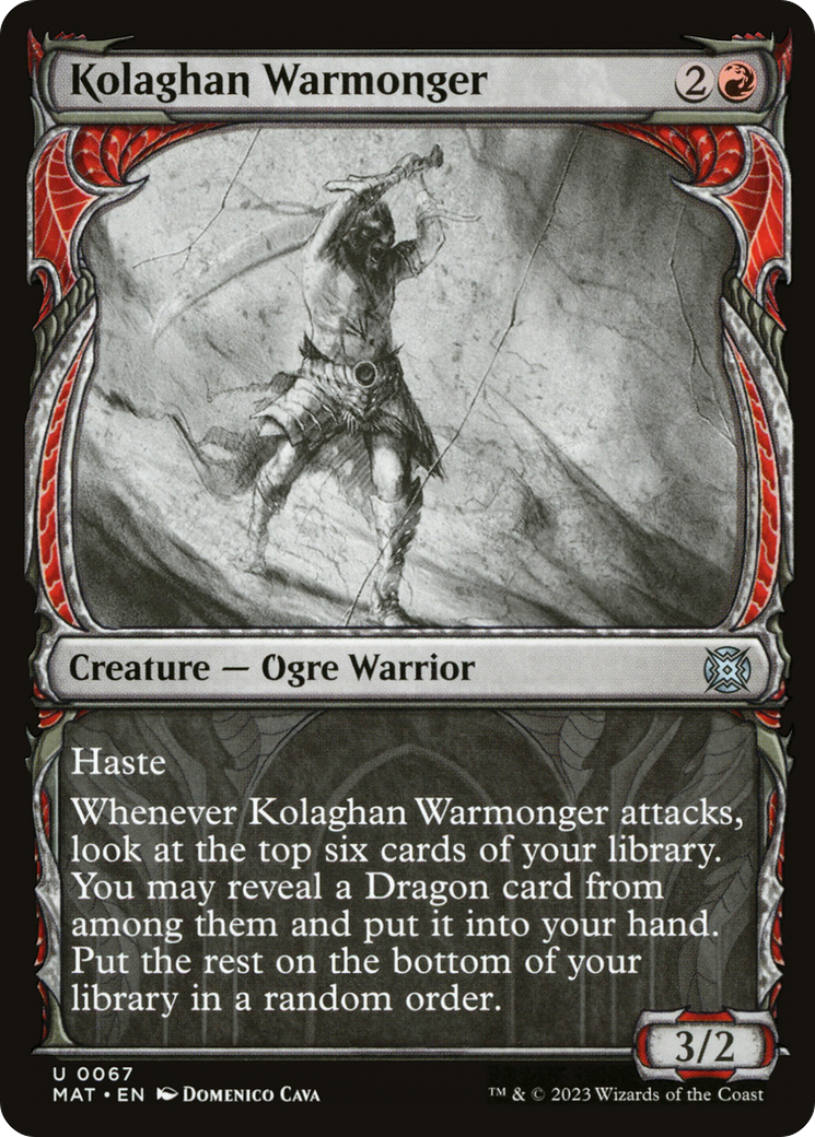 Kolaghan Warmonger - Showcase [MAT-67]