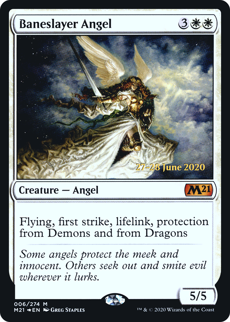 Baneslayer Angel - Prerelease Promo [PM21-6s]