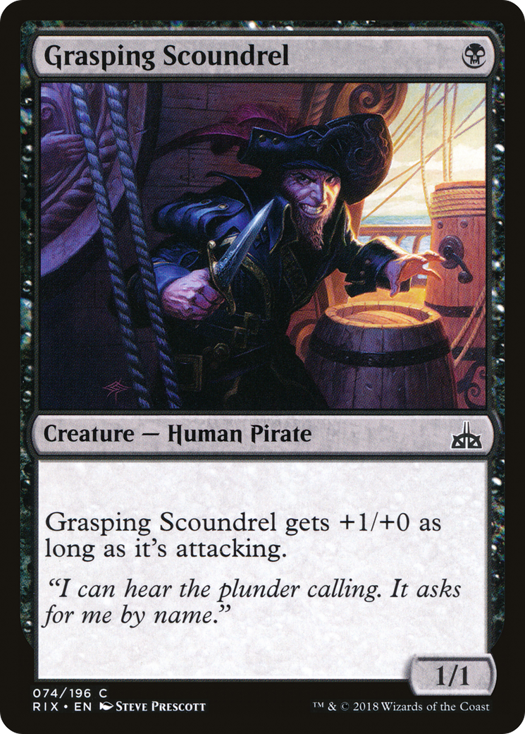 Grasping Scoundrel [RIX-74]